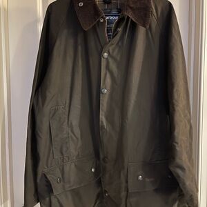 Barbour Men's Dark Green Raincoat